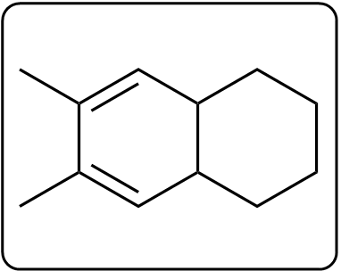 Chemical structure depicting the product of the Cope rearrangement.