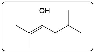 Structure of an alcohol with a hydroxyl group on a secondary carbon.