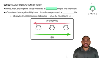 Addition Reactions of Furan Concept 1