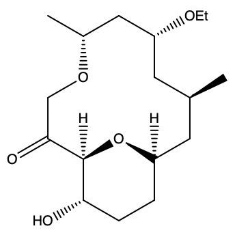 Option B for product of the oxymercuration-reduction reaction