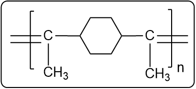 Another unsaturated polymer structure from ring-opening metathesis.