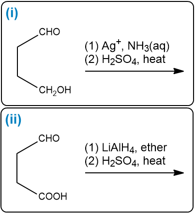 Synthetic transformation of aldehyde and carboxylic acid to a lactam.