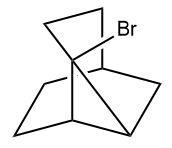 Chemical structure of a carbenoid with a bromine atom attached.