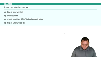 Fats (Lipids) Example 3