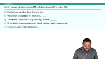 Substance Misuse and Abuse Example 3