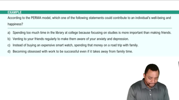 Positive Psychology and Happiness Example 4