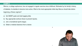 Exercise Program: Contemplation & Preparation Stage Example 1