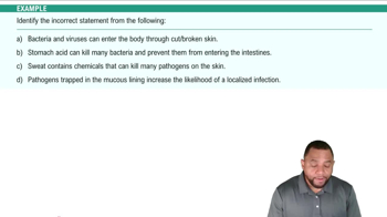 Physical and Chemical Barriers Example 1
