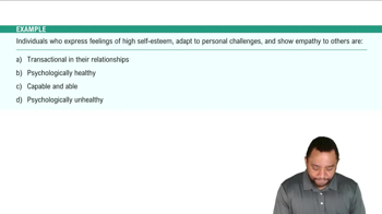 What is Psychological Health? Example 1