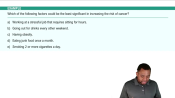 Lifestyle Factors Example 1