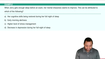 The Importance of Sleep Example 1
