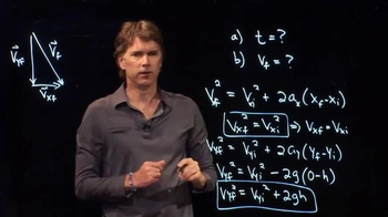 Anderson Video - Projectile Motion Example: Impact Speed