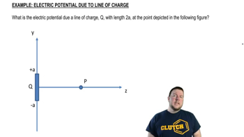 Potential Difference with Calculus Example 1
