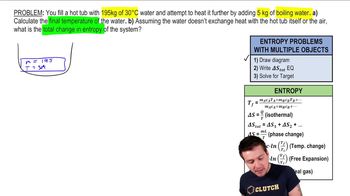 Entropy & Calorimetry