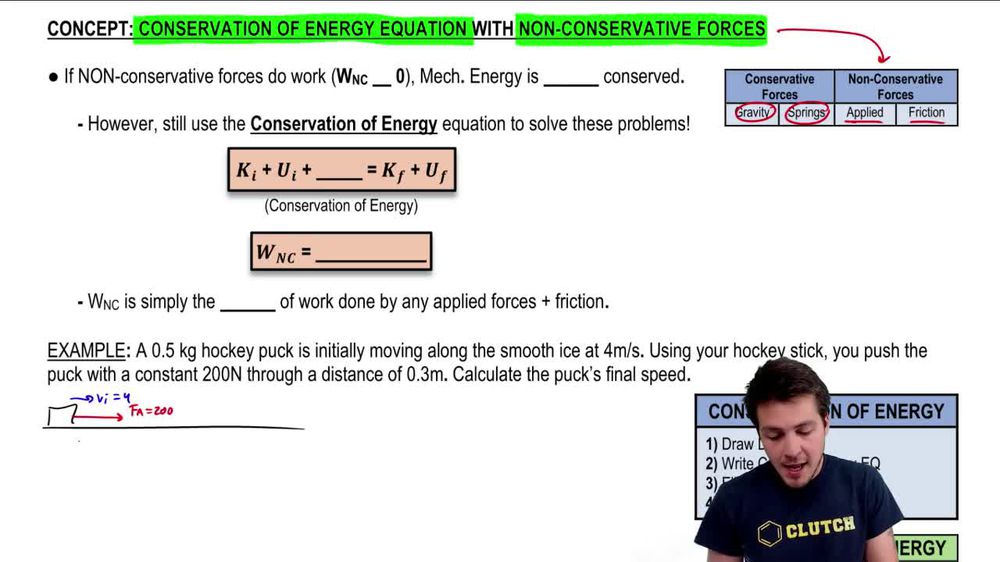 Conservation Of Energy Formula