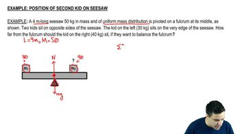 Position of second kid on seesaw