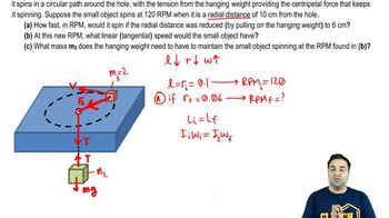 Spinning on a string of variable length