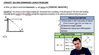 Solving Downward Launch Problems