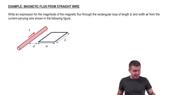 Magnetic Flux with Calculus Example 1
