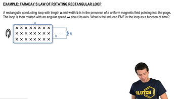 Faraday's Law with Calculus Example 1
