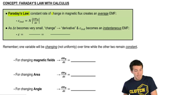 Faraday's Law with Calculus