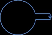 Diagram showing an outer ring connected to a voltage source, illustrating Lenz's Law.