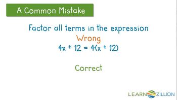 Factor an expression