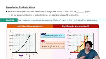 Approximating Area Under the Curve