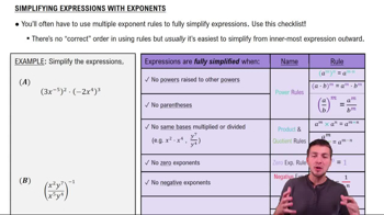 Simplifying Exponential Expressions