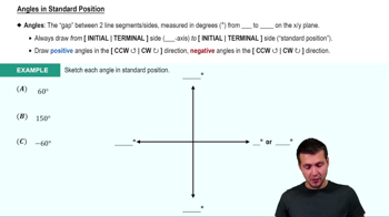 Drawing Angles in Standard Position