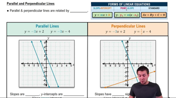 Parallel & Perpendicular Lines