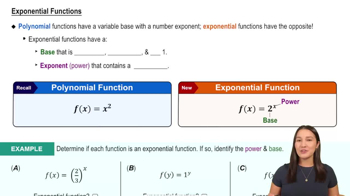 Exponential Functions