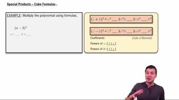 Special Products - Cube Formulas