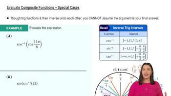 Evaluate Composite Functions - Special Cases