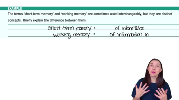 Storage - The Three Box Model of Memory Example 2