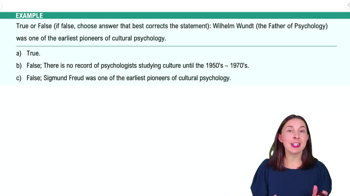 Cultural Psychology Example 1