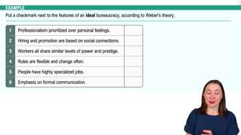 Formal Organizations Example 2
