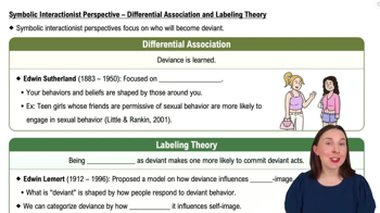 Symbolic Interactionist Perspective - Differential Association and Labeling Theory