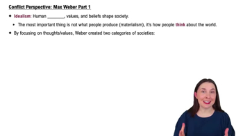 Conflict Perspective: Max Weber Part 1