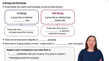 In-Groups and Out-Groups