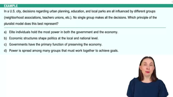 Theoretical Perspectives on Government and Politics Example 1