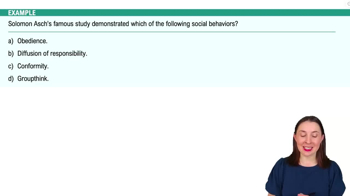 The Effect of Groups Example 1