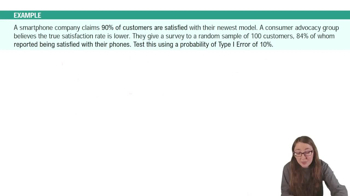 Type I & Type II Errors Example 1