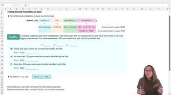 Finding Binomial Probabilities