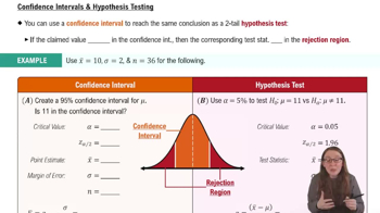 Link Between Confidence Intervals and Hypothesis Testing