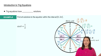 Introduction to Trig Equations