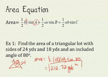 Area of Oblique Triangles