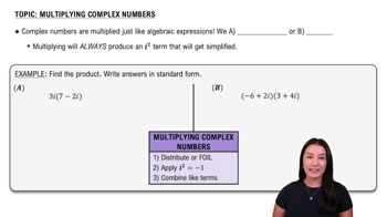 Multiplying Complex Numbers