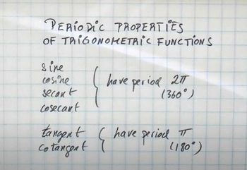 Using Periodic Properties of Trigonometric Functions