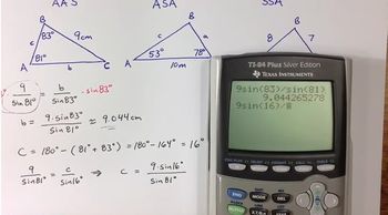 Solving AAS and ASA Triangles